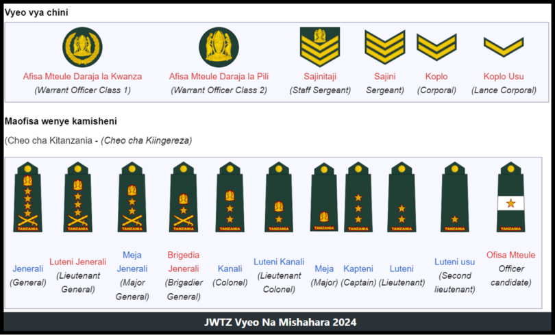 JWTZ Vyeo Na Mishahara 2024