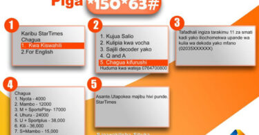 Jinsi Ya Kujiunga Na Vifurushi Vya Startimes 2024