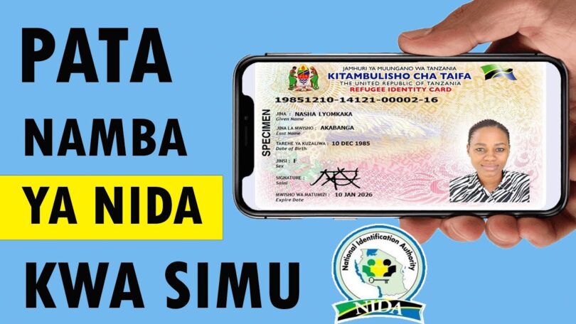 Jinsi Ya Kupata Namba Ya NIDA Kwa Simu 2024