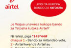 Jinsi ya Kukopa Salio Airtel