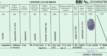 Jinsi ya kupata Cheti cha Kuzaliwa Tanzania