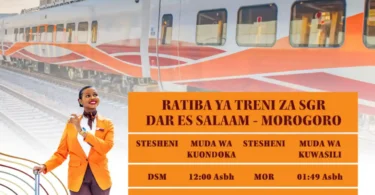 Ratiba Mpya ya Treni ya SGR