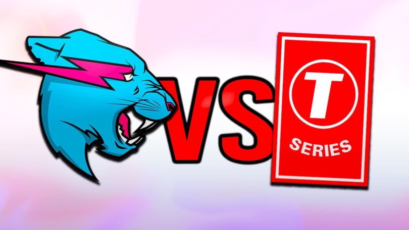 MrBeast VS T-Series Live Subscriber Count Battle