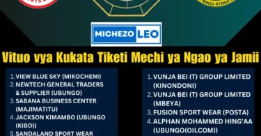 Vituo vya Kukata Tiketi Mechi ya Ngao ya Jamii