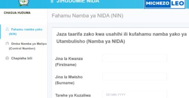 Jinsi ya Kupata Namba ya NIDA Mtandaoni 2024