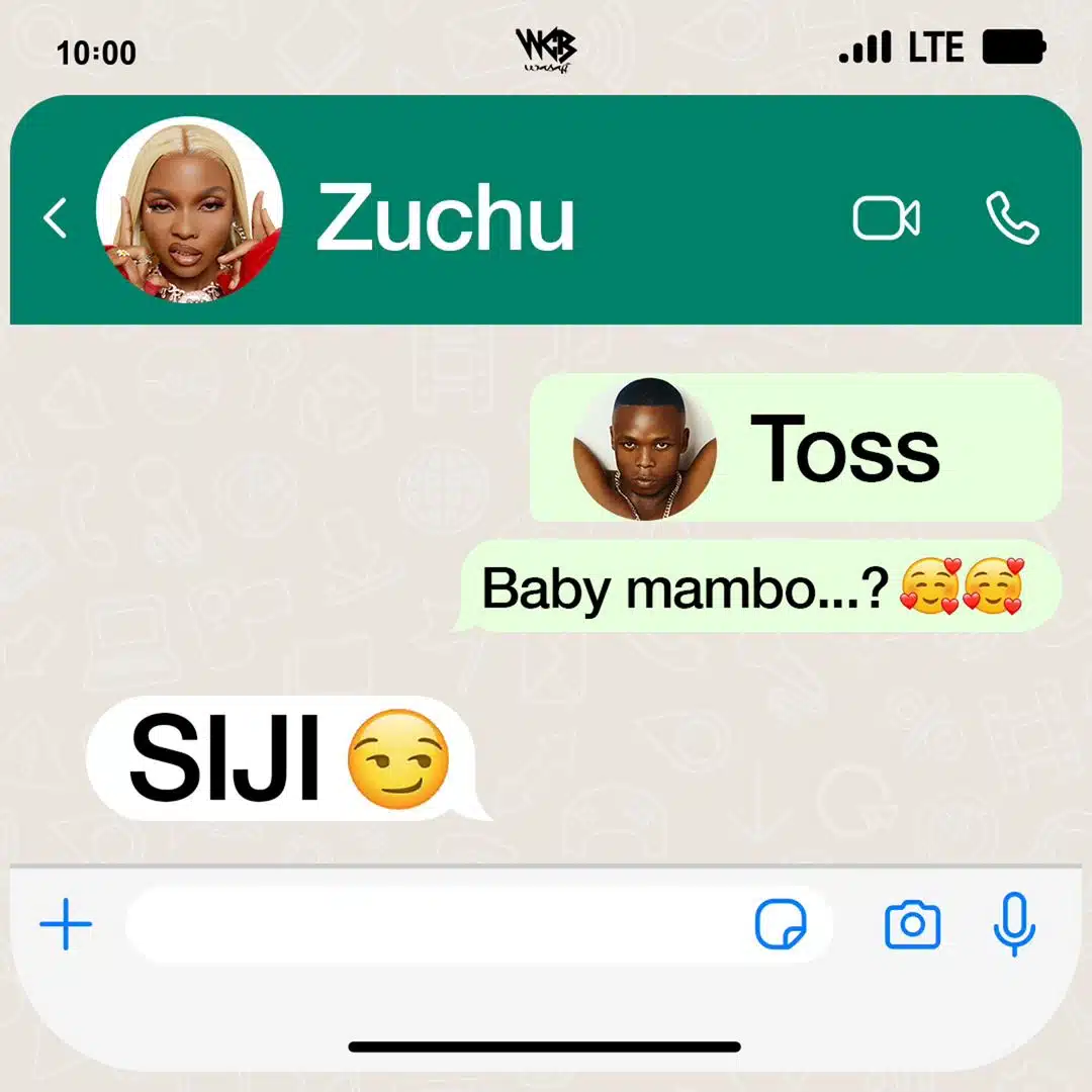 Audio: Zuchu – Siji Ft Toss | Mp3 Download