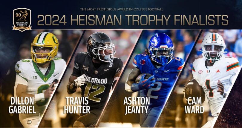 Heisman Trophy Finalists: Gabriel, Hunter, Jeanty, and Ward Compete for Top Honors