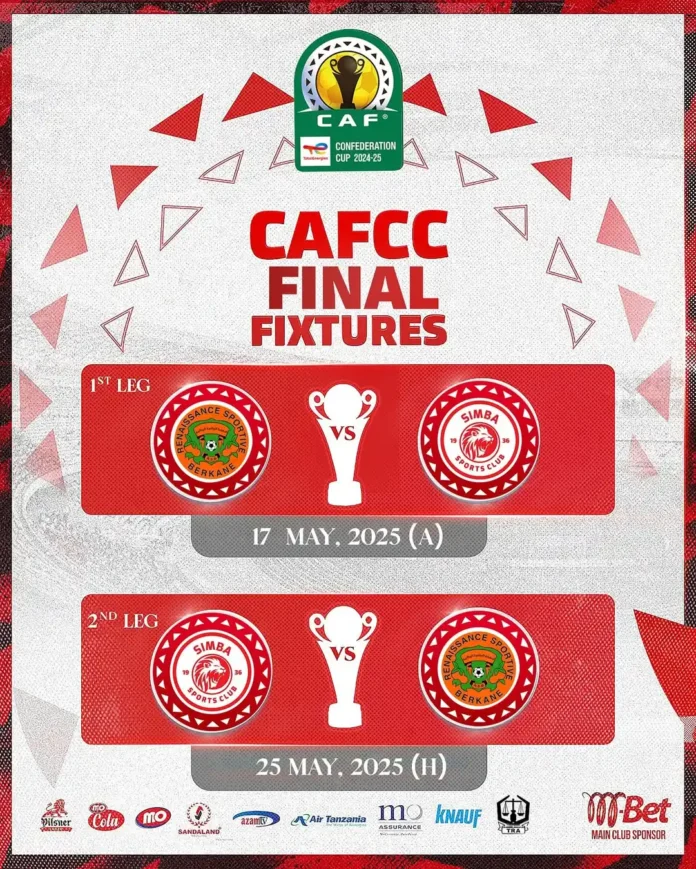 Simba SC vs RS Berkane: Fainali ya Kombe la Shirikisho CAF 2024/2025