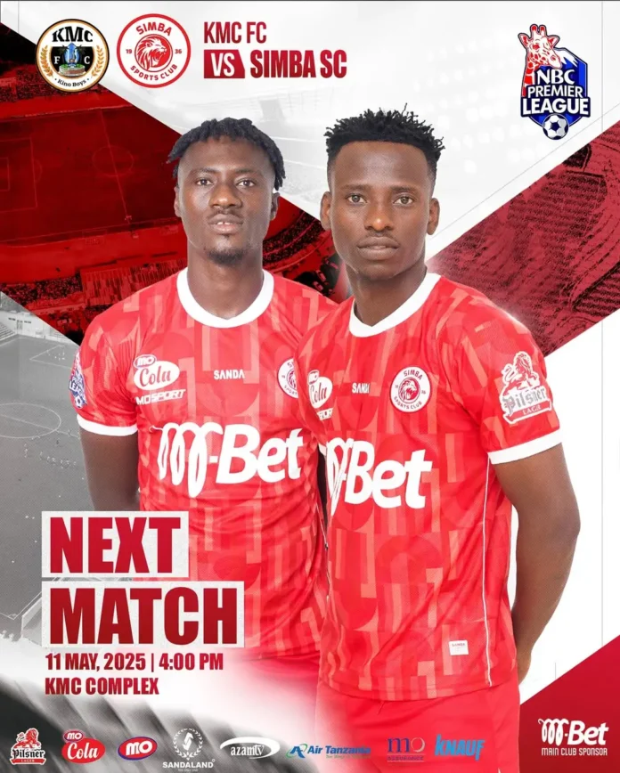 Kikosi Rasmi cha Simba SC vs KMC Leo 11 Mei 2025
