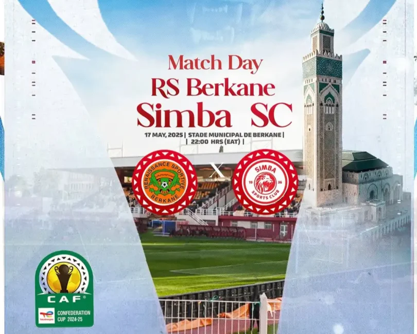 MATOKEO RS Berkane vs Simba SC Leo 17 Mei 2025 – Nusu Fainali CAF